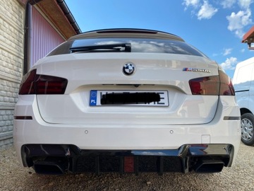 BMW F10 Вставка спойлера в диффузор F11, ЧЕРНЫЙ ГЛЯНЦЕВЫЙ