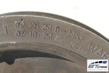 фото thumb №9, Audi a4 a5 a6 a7 a8 q7 колесо ременное 059105251ad 059105251bn 059 105 251 ad