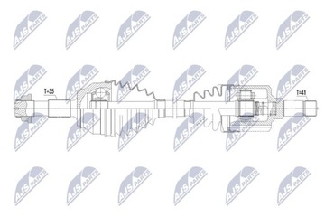 фото thumb №5, Піввісь привідна ліва citroen peugeot 1614305480