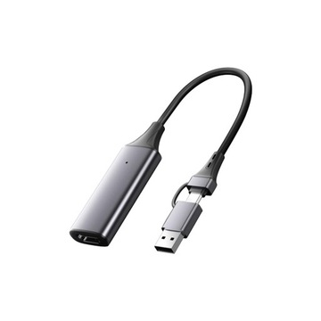 Karta graficzna ze stopu aluminium 4K USB typu C do wideokonferencji z
