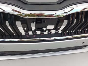 фото thumb №6, Skoda octavia iv 4 5e3 рестайлинг 2020- бампер перед переднее решётка радиатора 5e3807221l =