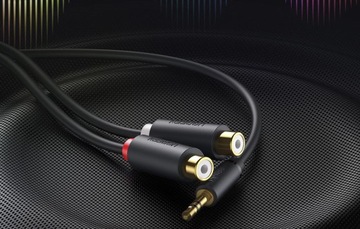 КАБЕЛЬ UGREEN WIRE AUDIO SPLITTER MINIJACK 3,5 ММ НА 2X RCA CINCH 0,25 М