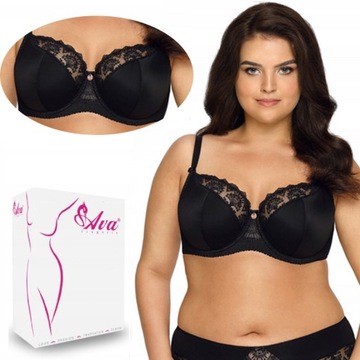 AVA biustonosz AV-1921 SEMI-SOFT czarny 85B