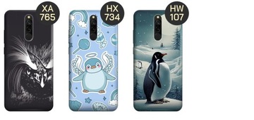 ETUI DO XIAOMI REDMI 8 WZORY PINGWINEK PINGWIN HAPPY FEET OBUDOWA POKROWIEC