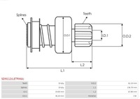 фото thumb №11, Бендикс стартер sd9112 letrika as