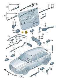 фото thumb №4, Молдинг двері перед з лампочки audi q7 r8 aso
