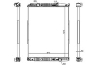 фото thumb №2, Радіатор двигуна mercedes actros actros mp2 / mp3