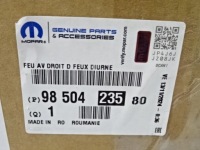 Peugeot 2008 ii lift лампа движение dziennej led правая противотуманная фара nowa Оригинал, фото thumb