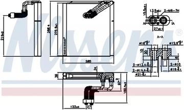 ИСПАРИТЕЛЬ КОНДИЦИОНЕРА NISSENS 92375