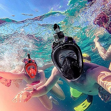 Профессиональная полнолицевая маска для подводного плавания OceanX S/M