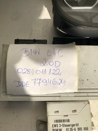 фото thumb №6, Блок керування набір стартовий bmw e46 2.0d 0281011122