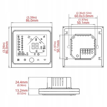 ИНТЕЛЛЕКТУАЛЬНЫЙ ТЕРМОСТАТ 5А Tuya ZigBee3.0 ПРИЛОЖЕНИЕ