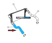 фото thumb №7, Шланг труба wąż turbo інтеркулер jeep liberty cherokee 2.8crd 55038199aa