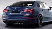 фото thumb №12, Диффузор спойлер наконечник mercedes v177 sedan a45 amg c