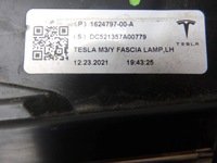 фото thumb №9, Tesla model 3 2021 перед сторона левая свет do движение dziennej drl