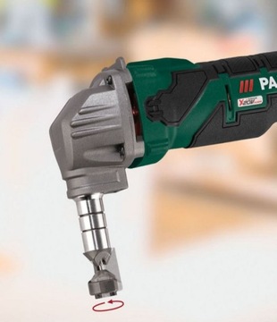 АККУМУЛЯТОРНЫЕ НОЖНИЦЫ PARKSIDE ДЛЯ РЕЗКИ ЛИСТОВОГО МЕТАЛЛА PMKA 20V КОРОБКА АКСЕССУАРОВ