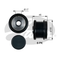 Сцепление генератора к ford fiesta vi 1.4 1.6 Цена, фото thumb