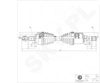 фото thumb №1, Wał привідний bv6z-3b437-c