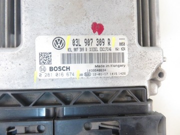 фото thumb №5, Блок управления vw touran ii 2.0 tdi 03l907309r 0281016647