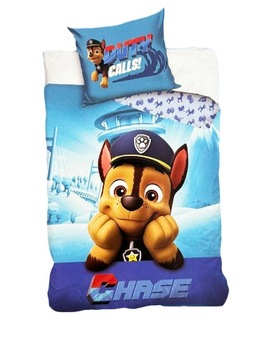 Постельное белье Paw Patrol Chase синее из хлопка 160х200 см