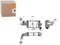 Nrf інтеркулер opel astra g 98- 2.2 td 30428 Ціна, фото thumb