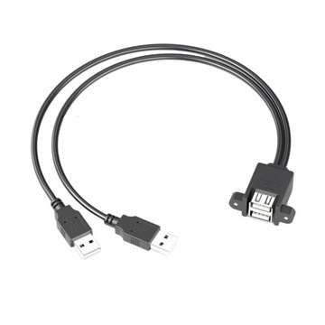 Удлинительный кабель USB 2.0, двойной штекер к A