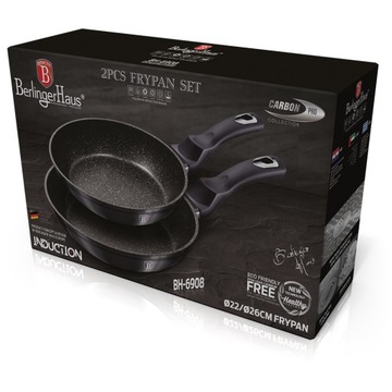 Набор сковородок Berlinger Haus BH-6908 Carbon PRO