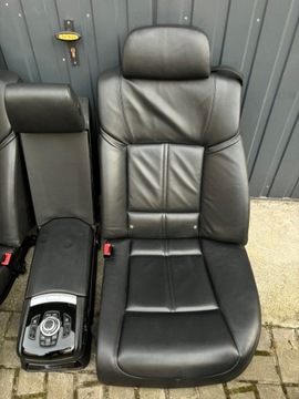 фото thumb №11, Bmw 7 f01 f02 сидіння диван чорні шкіра комплект монітори регулювання зад