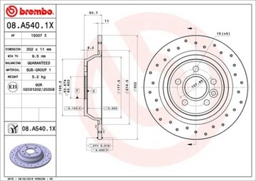 фото thumb №3, Диски гальмівні колодки зад brembo land rover range evoque