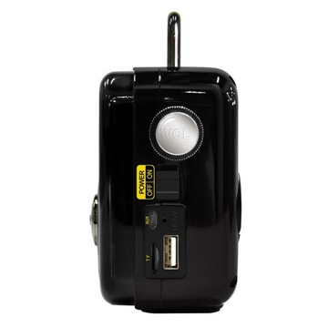 Солнечное радио Bluetooth с фонариком на 2000 мАч Аварийное портативное радио с MIT LED LAMPE