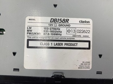 фото thumb №8, Clarion db158r радіо радіопрогравач радіо cd