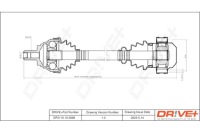 Приводной вал приводная skoda octavia 04-13 p drive+ Цена, фото thumb