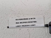 фото thumb №10, Mercedes a w176 pas безопасности левое передний левые перед 307494499228