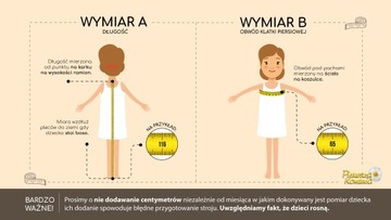 Alba komunijna dla dziewczynki - kontrafałda 2a/KK