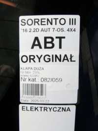 Kia sorento 3 кришка багажника багажника abt 15- Доставка, фото thumb