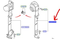 фото thumb №1, Pas безопасности задний ford focus mk1 2001-05 оригинальный номер