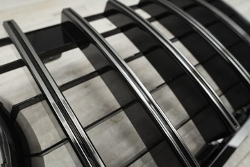 фото thumb №9, Mercedes ml w166 2011-2015 решітка радіатора gt panamericana срібний