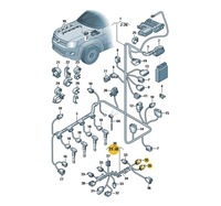 фото thumb №1, Цоколь разъёмы volkswagen oe: 4h0973703