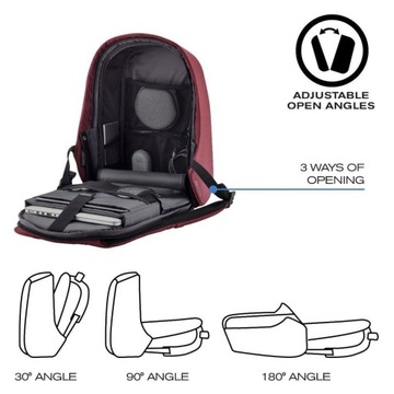 Plecak Antykradzieżowy na laptop 13,3” XD Design Bobby Hero Small P705.704