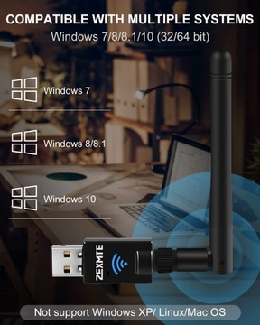 Bluetooth-адаптер Zexmte 5.0 с USB-антенной