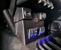 фото thumb №6, Панель na вимикачі carling do suzuki jimny чорний 2018- jb74