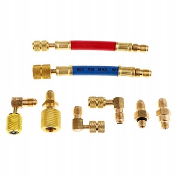 8 комплектов шлангов R134A R12