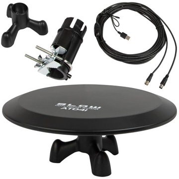 AKTYWNA ANTENA WEWNĘTRZNA ZEWNĘTRZNA 360 DOOKÓLNA DVB-T2 TV 4K DAB MUX-8