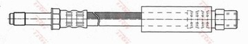 фото thumb №14, Шланг гальмівний гнучкий trw phb348