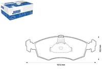 фото thumb №1, Тормозные колодки тормозные fiat palio weekend 1.2 178dya1a