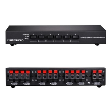 Six Channel Speakers Selector Stereo Amplifier