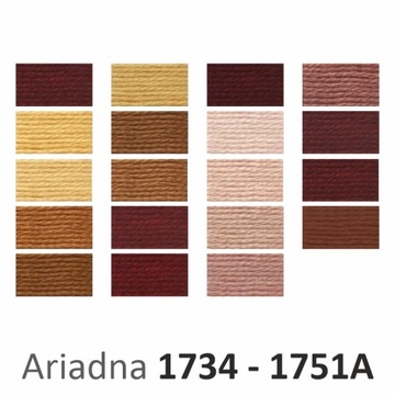 Mulina ARIADNA 1751A zdrewniały róż bardzo ciemny