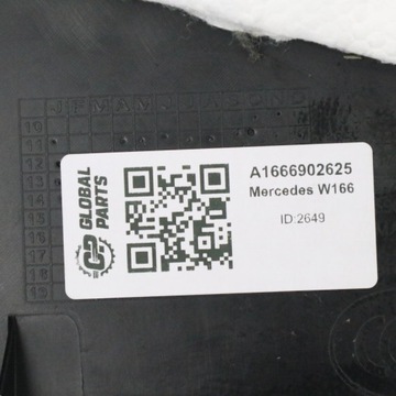 фото thumb №13, Mercedes w166 c292 захист інтер'єру стійка b нижня права чорна a1666902625