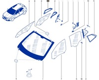 фото thumb №11, Стекло кузовная правый задняя renault megane iv kombi