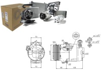 фото thumb №1, Компрессор кондиционера opel astra h twintop 1.8 l